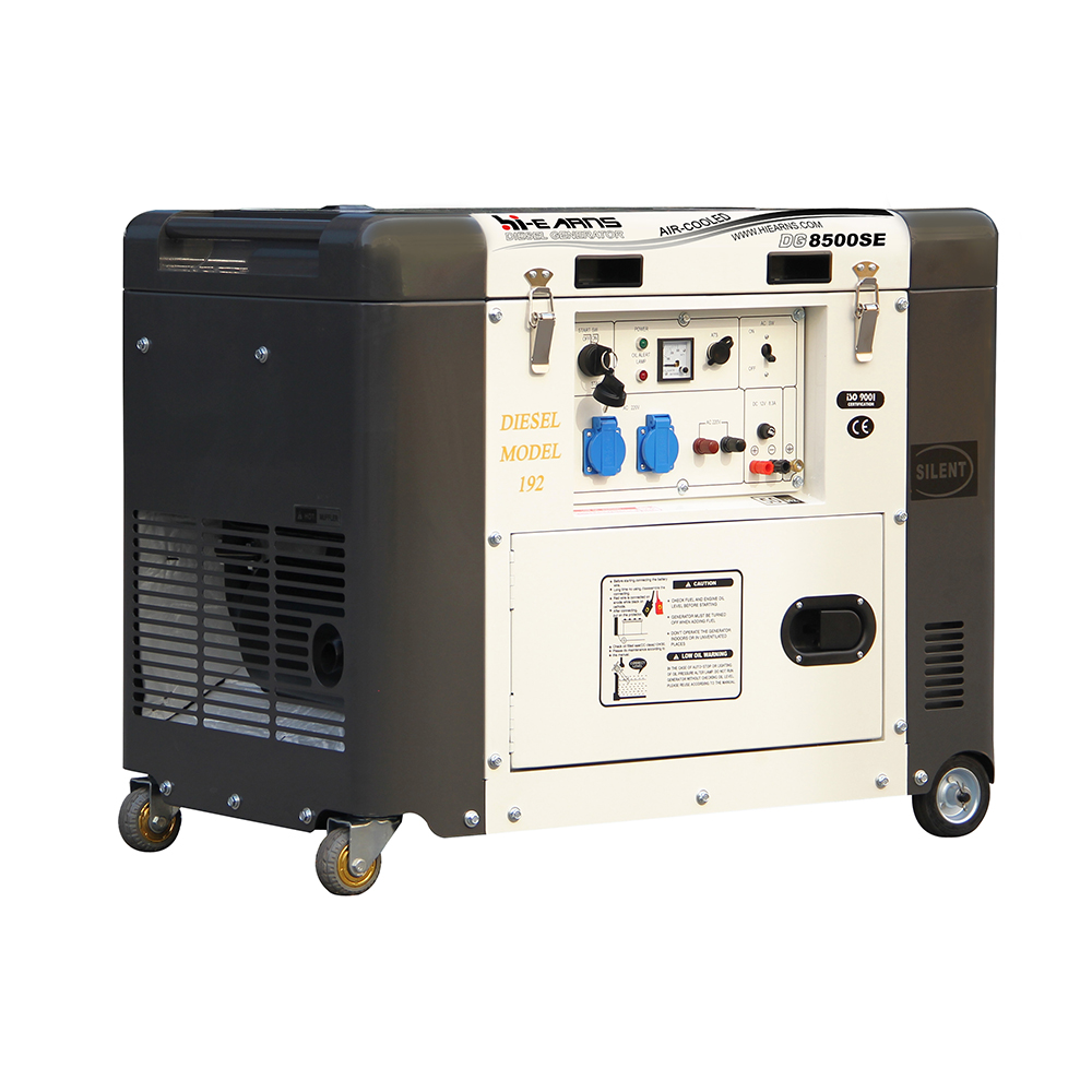 7KVA open top cover silent family use diesel generator price