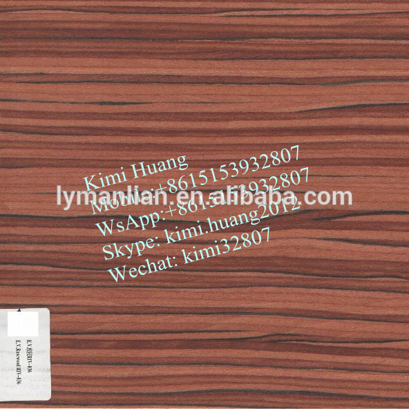 fleece backing rosewood veneer