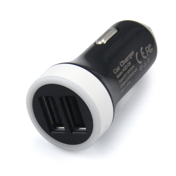 5V2.4A Wholesale Dual USB Car Charger Universal for Cars