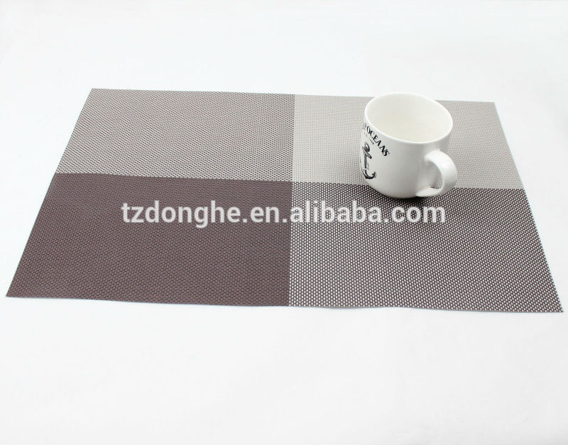 2020 New arrival placemat natural color  Oil proof placemat  heat insulation PVC  table Placemat table mat PVC