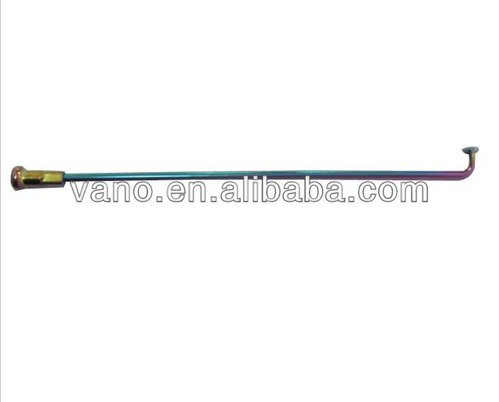 With UCP nipple colored stainless steel motorcycle spoke