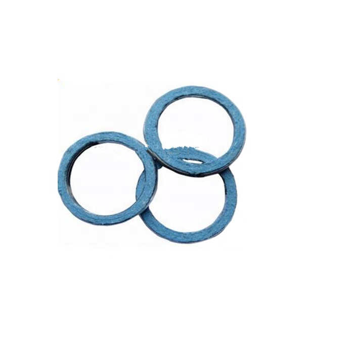 Motorcycle fiber material exhaust gasket