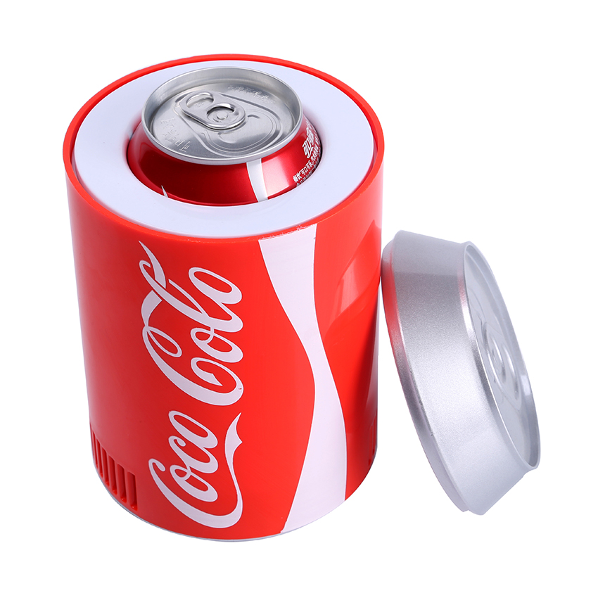 0.5L DC 12V mini car refrigerator portable car fridge freezer beverage cooler