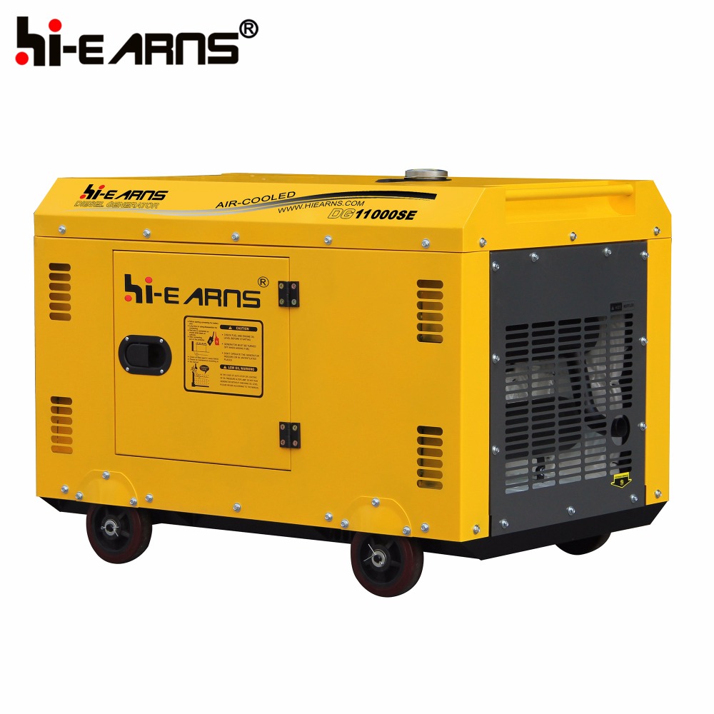 New developed Air-cooled single cylinder 198 8kva silent diesel generator