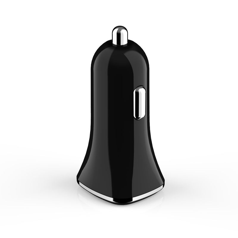USB Car Charger 12/24V Fast Charger in Black & White Color