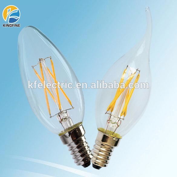 E14 2W 4W 6W Edison Filament COB LED Energy Light Lamp Candle Flame Bulb 220V