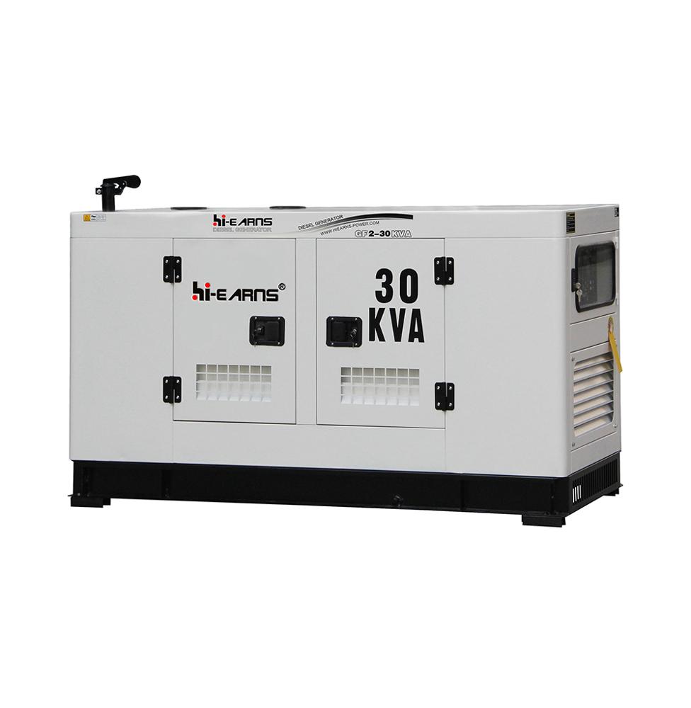 30KVA 24KW Chinese brand soundproof Diesel water cooled generator price