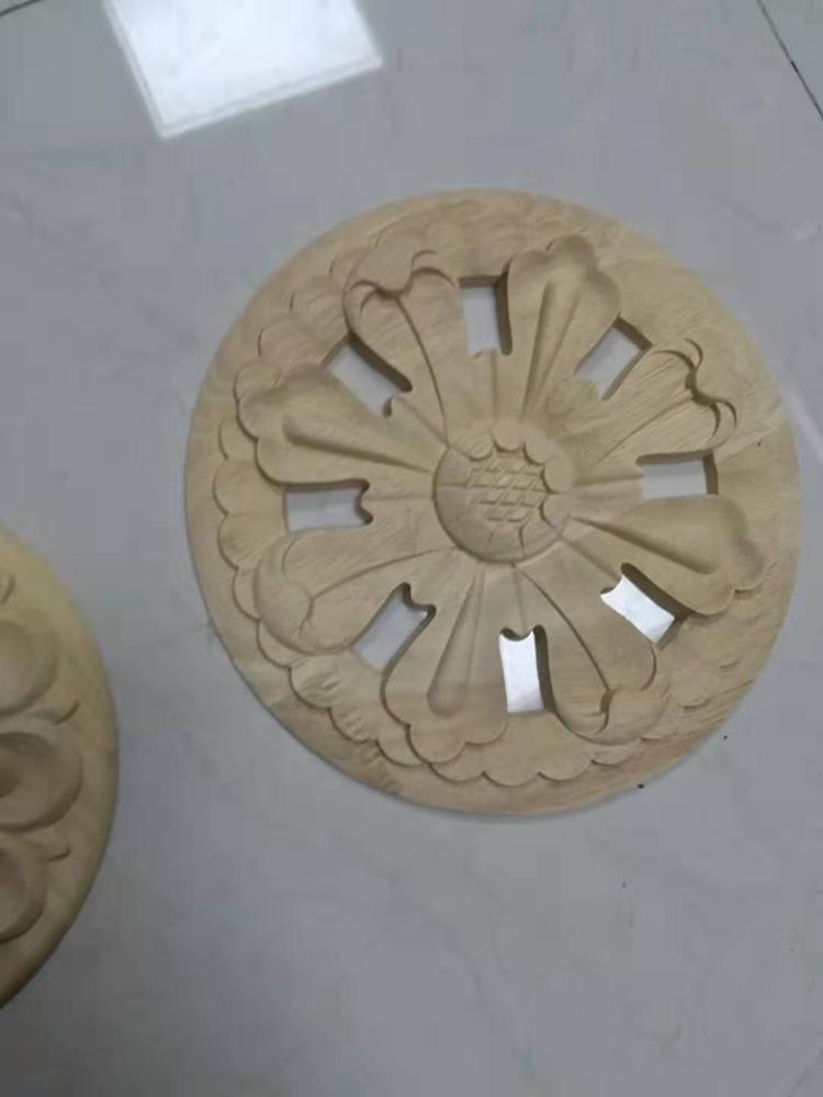 Furniture decoration carving europeanism long flower  wood onlay