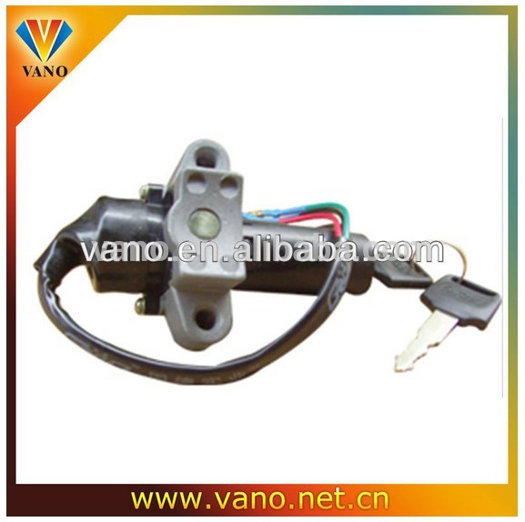 Sensitive contact 4 wire ZH125 motorcycle ignition key switch lock