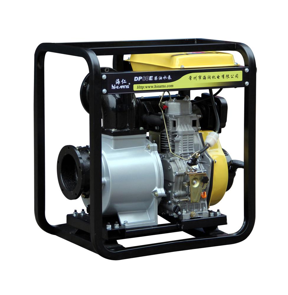 Air-cooled single cylinder diesel engine 6 inch water pump