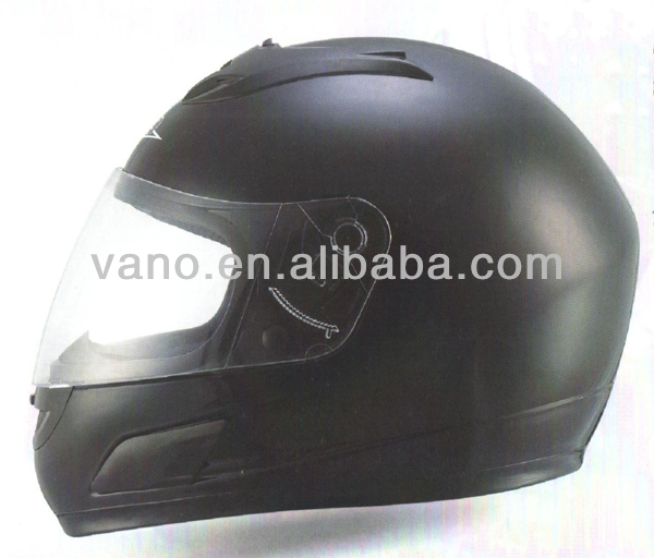 China Wholesaler of DOT Approved ABS Shell Safety Adult Black Full Face Helmet for Scooter