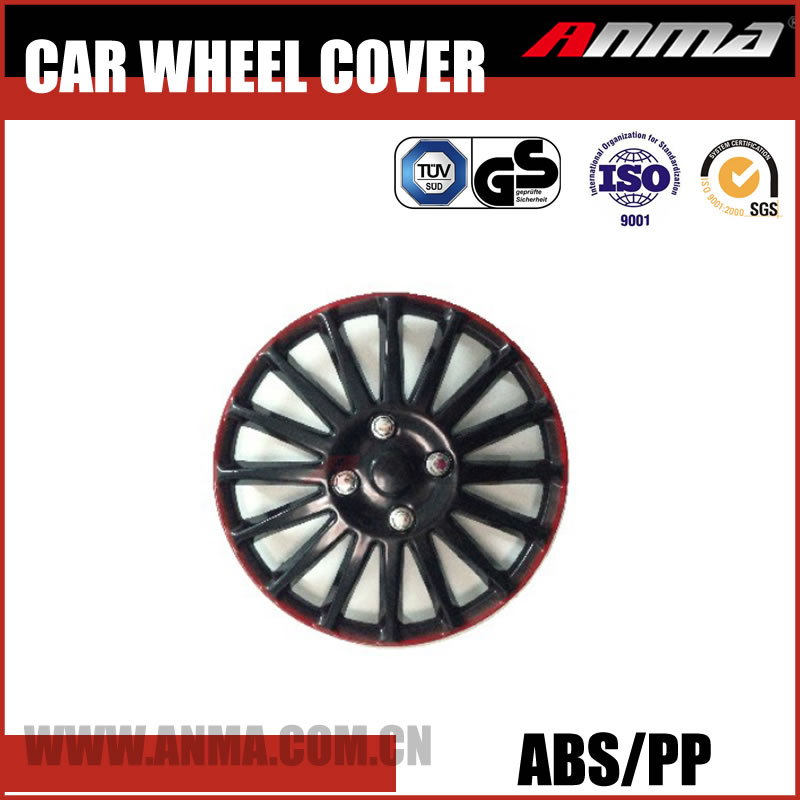 Wheel hubcap colored plastic car wheel covers