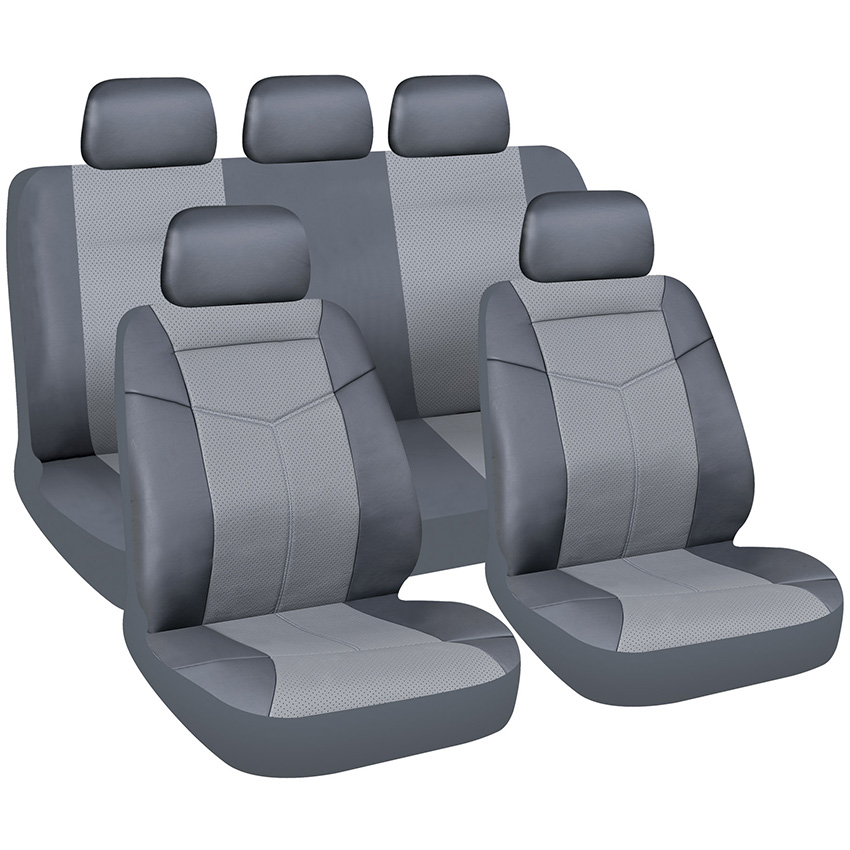 Car Interior Accessories Polyester, Eco-Friendly Polyester And Leather Material Car Seat Cover