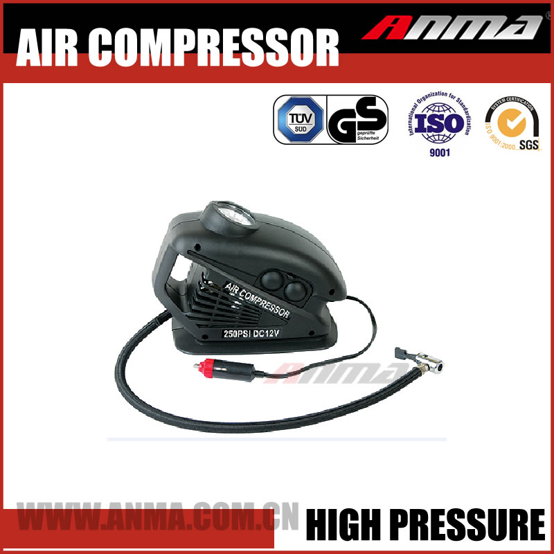 12VDC high pressure mini oil free piston air compressor