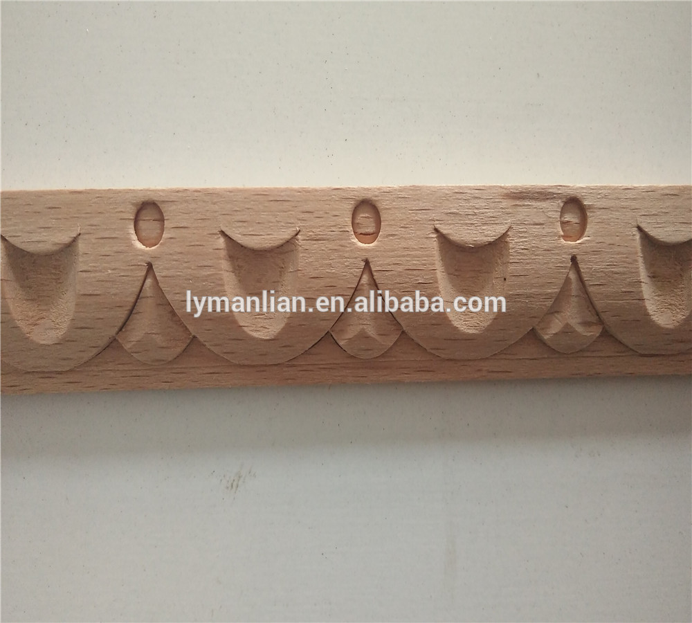 Custom made Carved Frieses Molding CNC carved wood mouldings