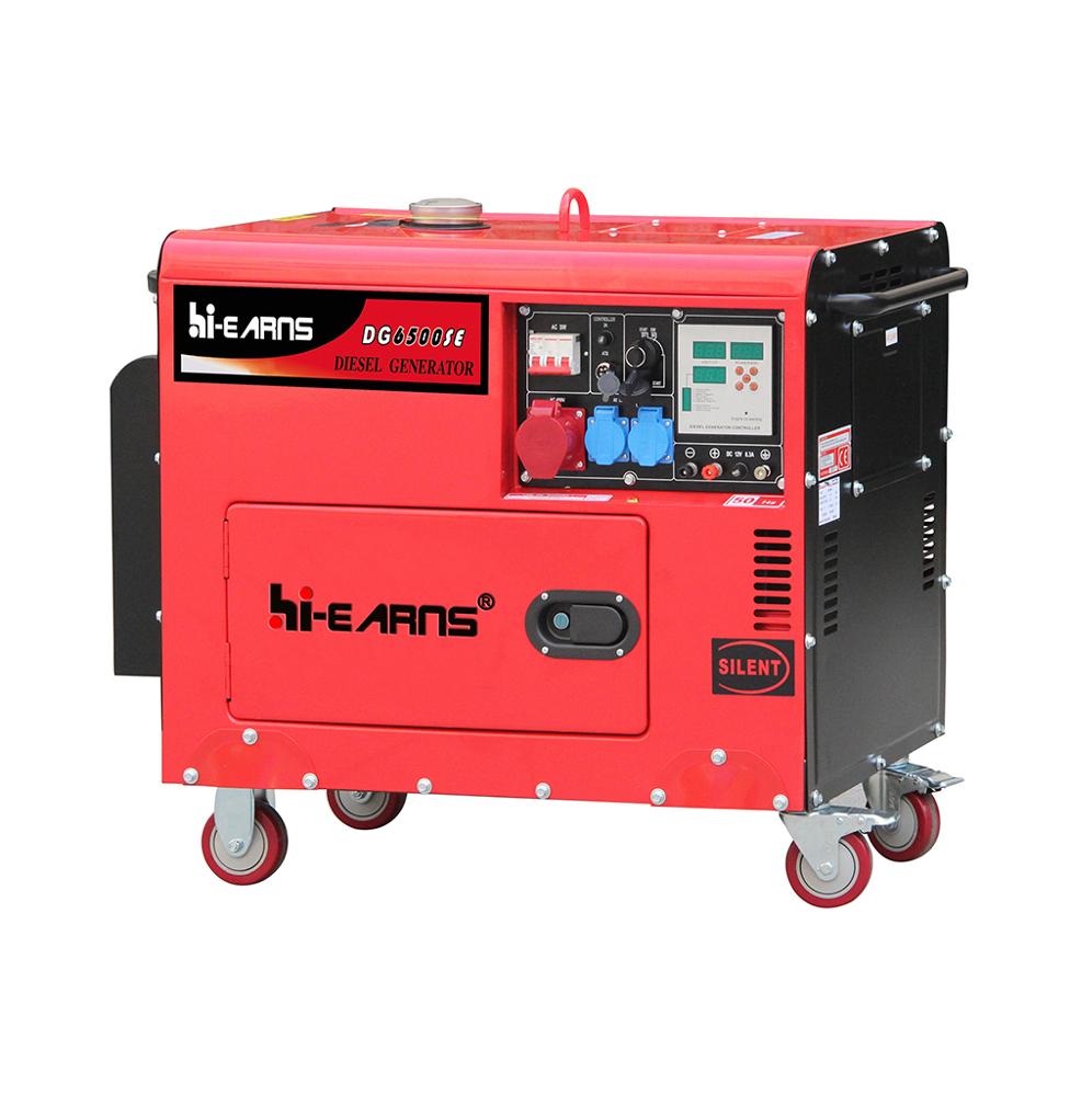 2KW 3KW 5KW silent air cooled electric diesel generator  price