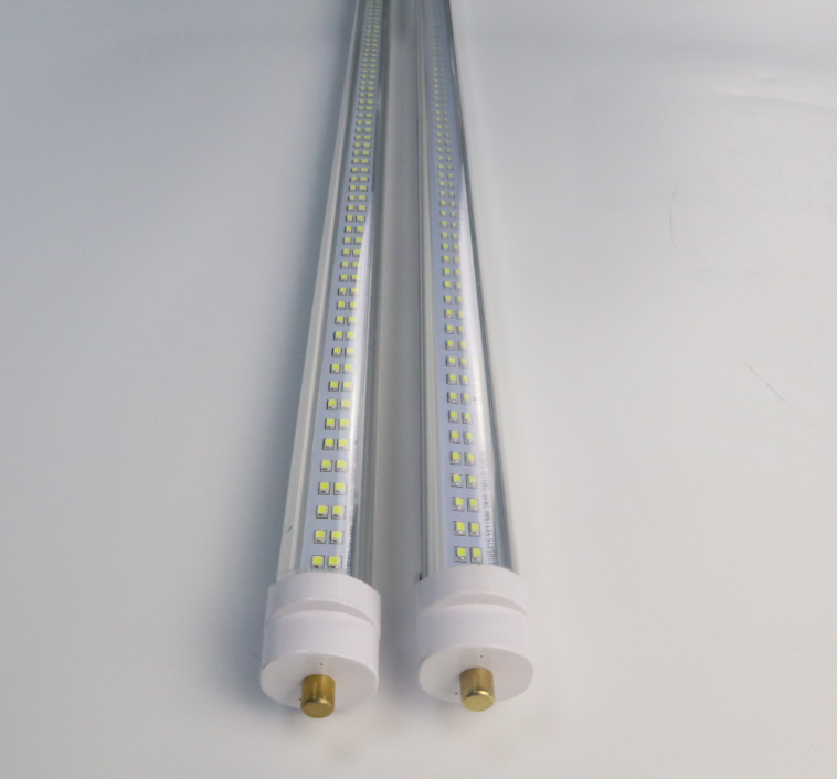 8ft Fa8 Single Pin Led Tube Light Replace T12 Led Fluorescent Tube 60w 85-277V
