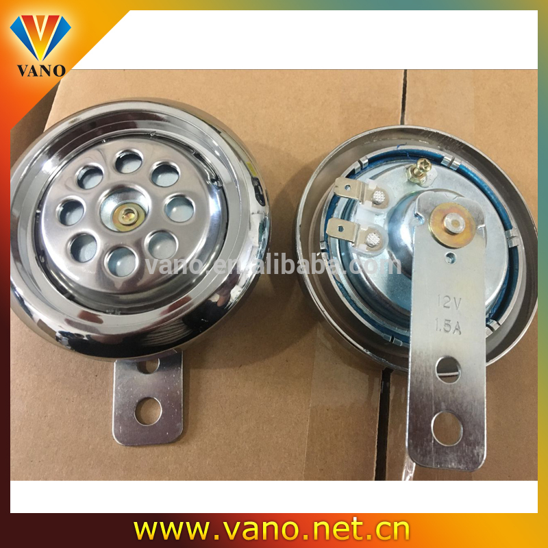 12v 1.5A stainless iron silver cd70 JH70 motorcycle horn