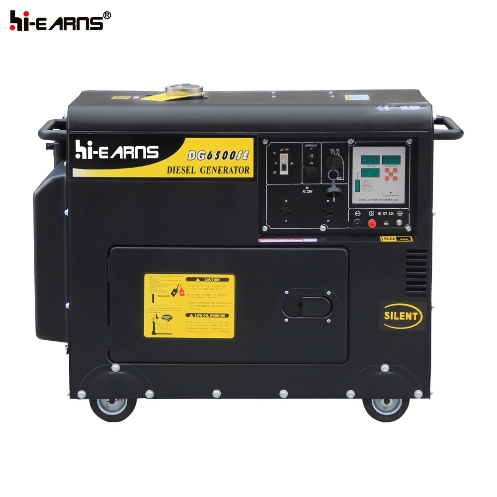 portable 5KW silent digital diesel generator