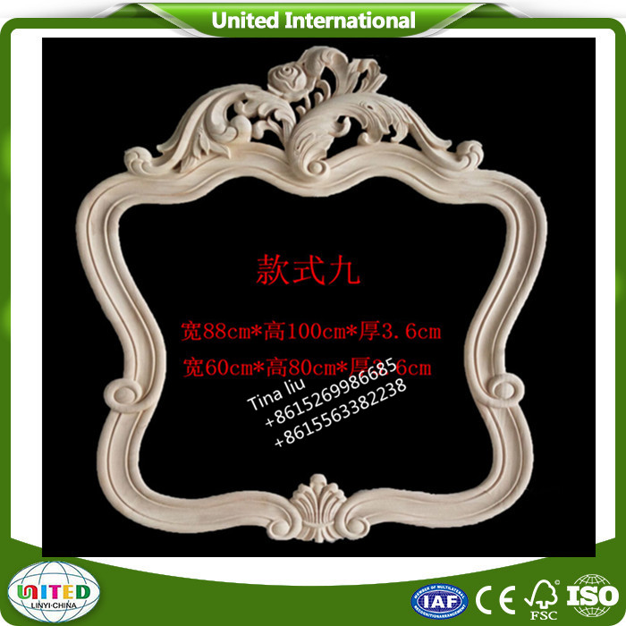 hand carved furniture parts wood mirror frames