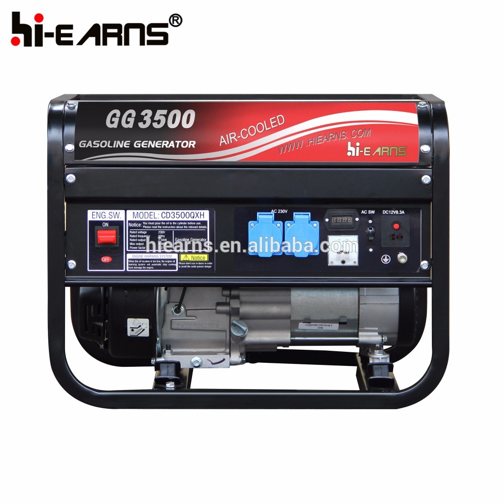 Hot sale 2.5KVA portable open type gasoline generator