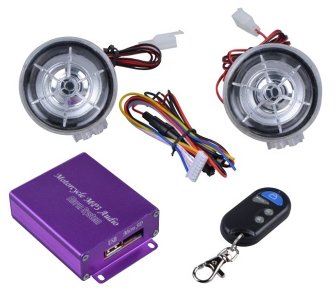 High Quality Waterproof scooter mp3 Alarm System for motorcycle