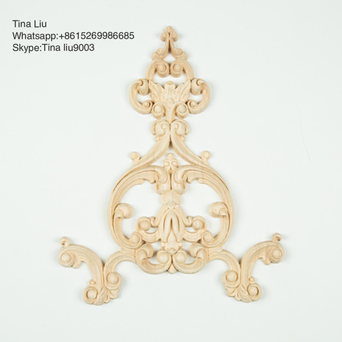 Designs of Distinction Large Corinthian Hand Carved Decorative Appliques And Onlay