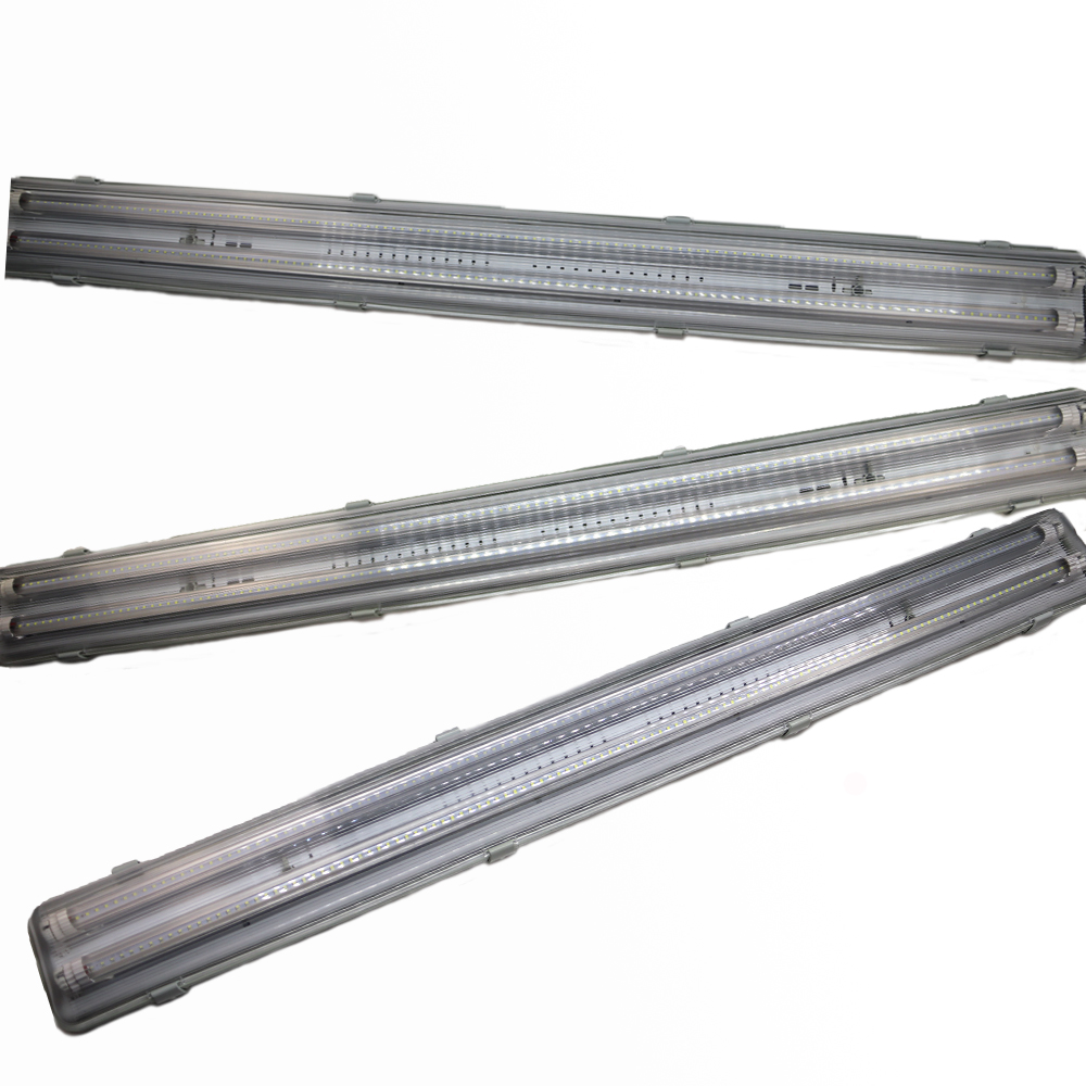 factory directly sales 1200mm 2*9w ip65 Led tri-proof double tube light fitting