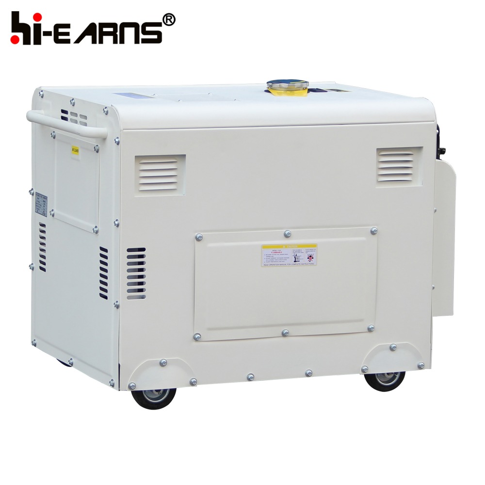 Best price 6KW single phase silent electric diesel generator