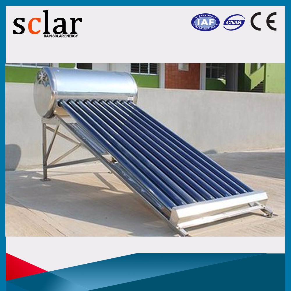 Mini capacity home use compact unpressurized solar energy system small solar water heater