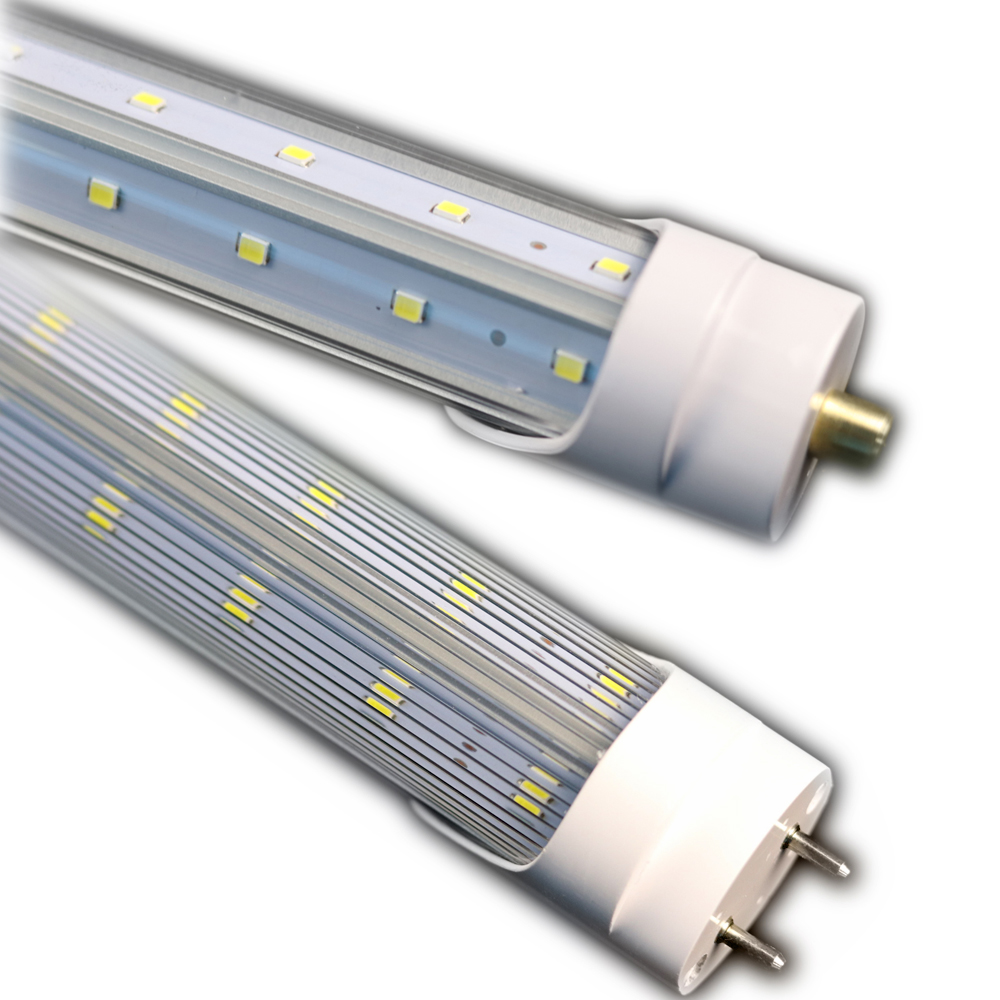 T8 Integrated LED V type Tube Light 39W 1.8m Led Lamp 270 Angle Freezer door LED Tube Light with Fixture Double Glow
