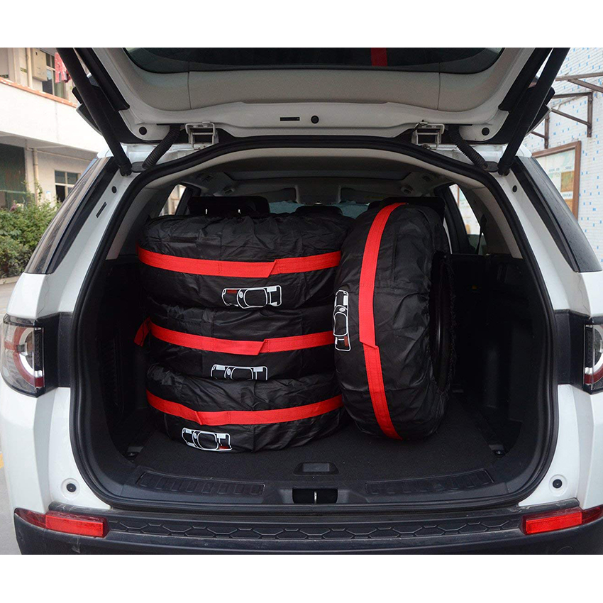 4 pcs Seasonal Spare Tire Storage Bag in Polyester