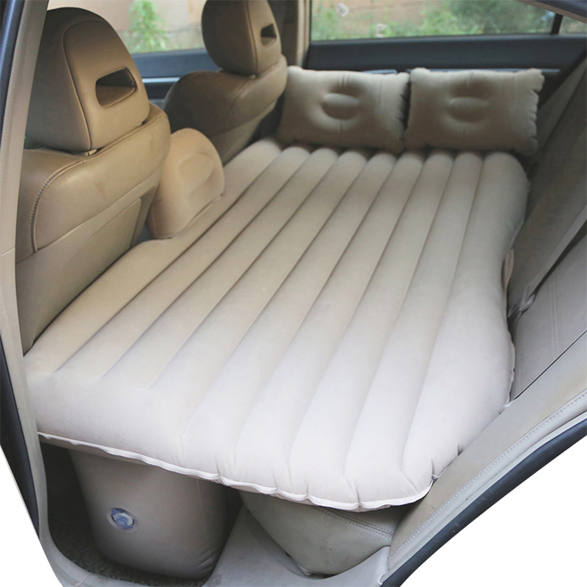 Flocking Black Color Car Air Mattress With Side Guard