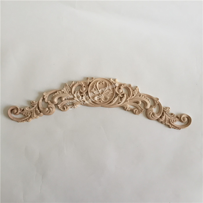 Wood Carved Applique Onlay Carpenter Frame Wood Decal