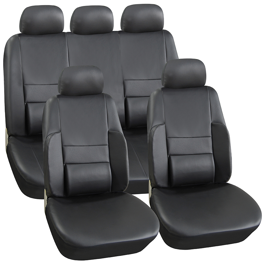 Factory price universal luxury PVC PU leather car seat covers