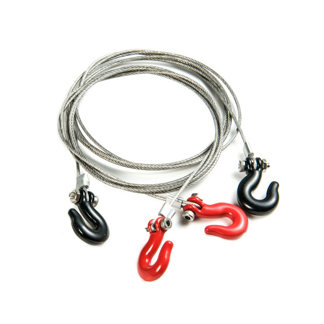 Auto Emergency 3TON 3M Steel Wire Heavy Duty Car Truck Tractor Tow Rope