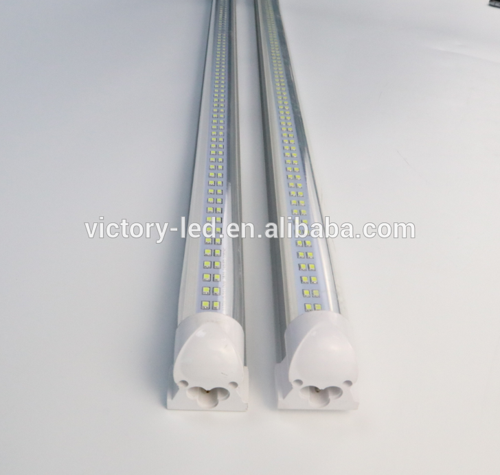 Shenzhen Victory Lighting Hot sell 8ft led tube light integrated,2400mm 44W integrated 8 feet led tube light fixture