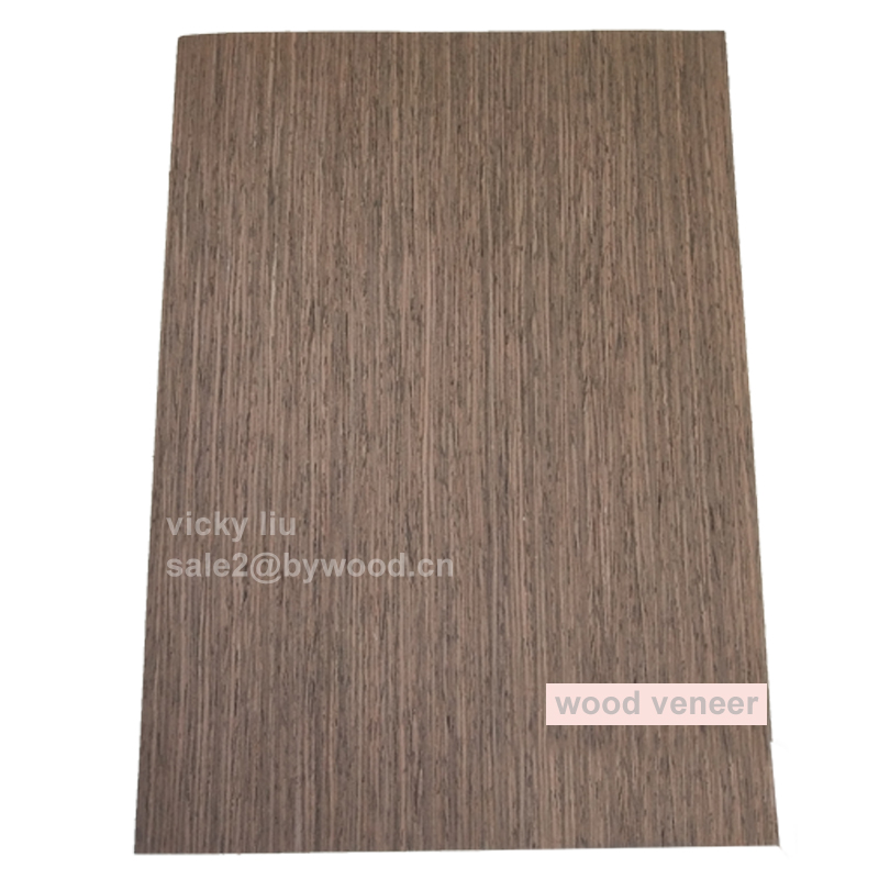 Indian rose chestnut recon wood veneers furniture surface cover veneer Background wall skin