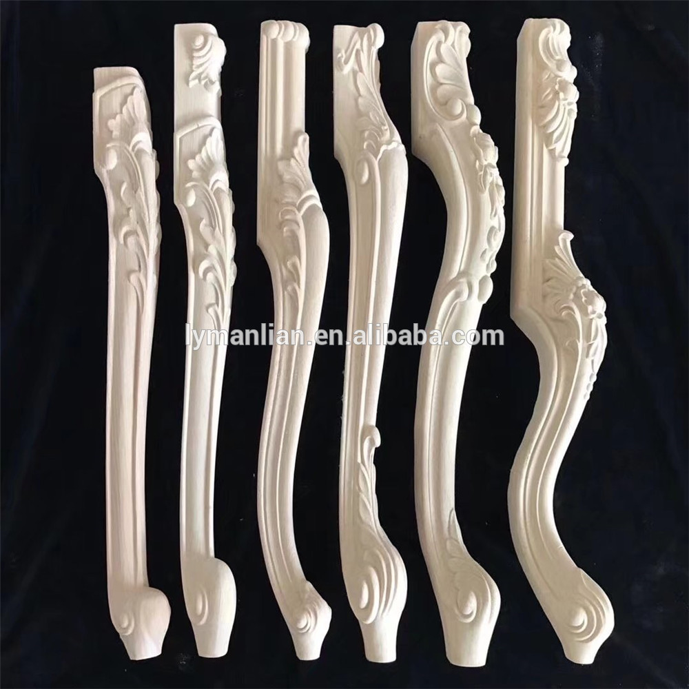 Real wood long legs for table wood bed legs