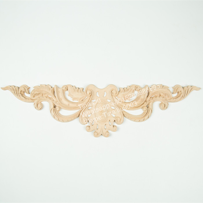 China supplier wood carved decorative onlays