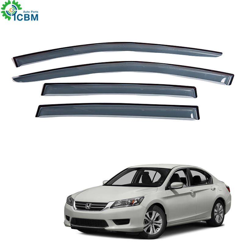 Attractive design wind deflectors hot selling door visor window visors deflector black