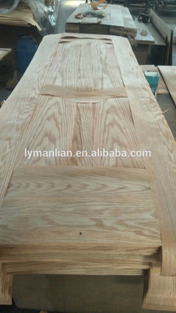 latest design wooden doors board engineered veneer skin
