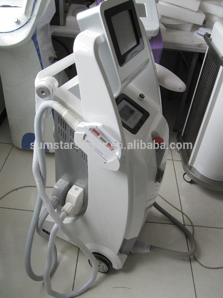 4in1 shr ipl + Elight + RF + NDyag laser salon beauty equipment