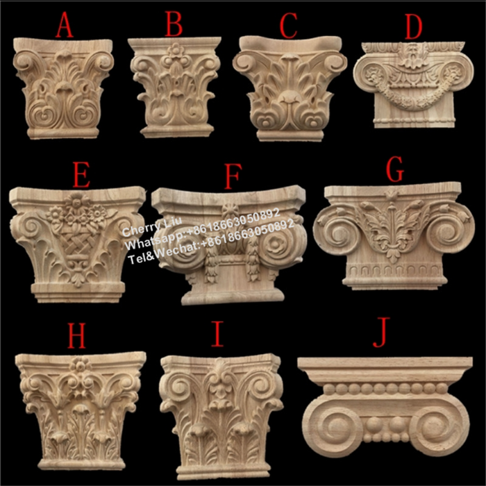 Antique Decorative Animal Hand Carved Corbels