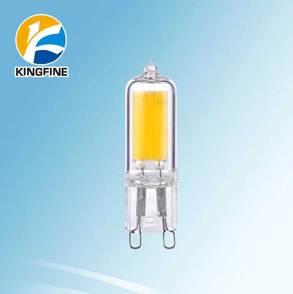 FREE SAMPLE Hot Sale CE RoHS Mini Filament/COB glass LED Light G9 Lamp LED Bulb 2W 3W High Lumen 100LM/W Alibaba