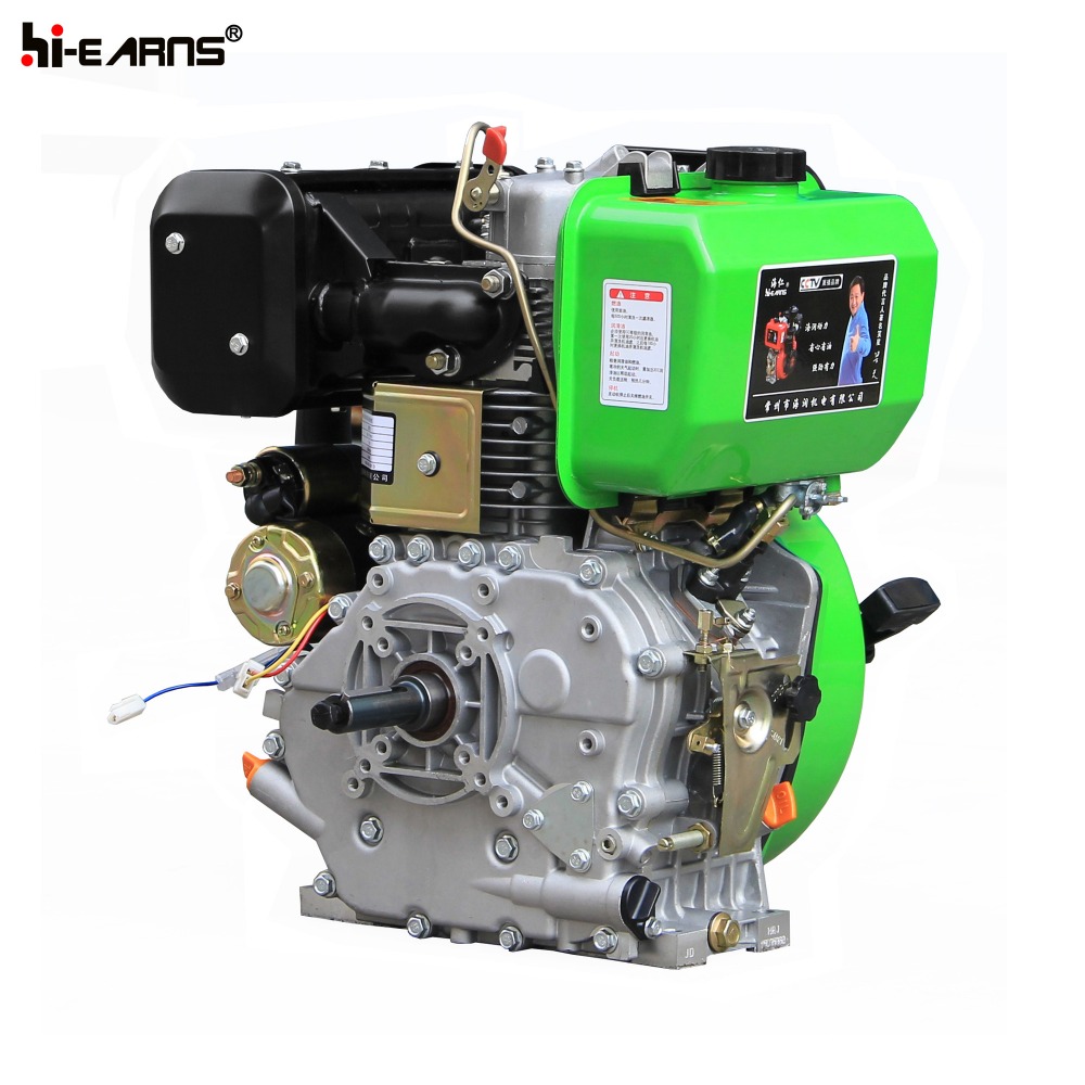 Air-cooled 12HP green Italy type diesel engine