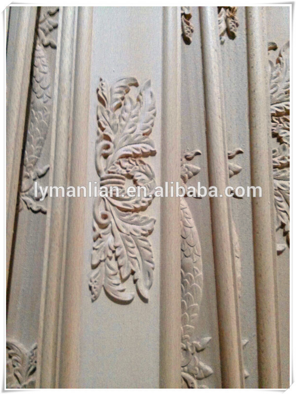 antique wood trim/door frame moulding/antique wood carving