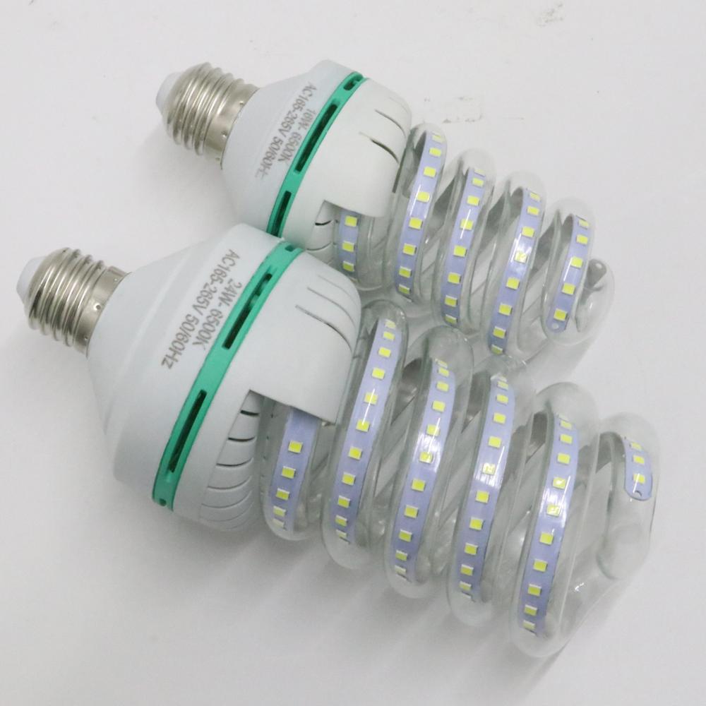 2000k-6500k 3w e27 split 3u shaped led energy saving corn bulb light lamp replace cfl led light