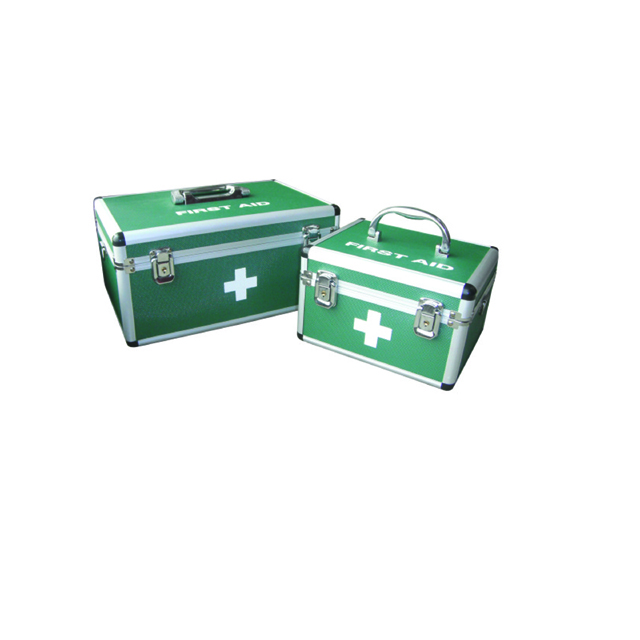 Aluminum Alloy First Aid Box with Locks and Handle