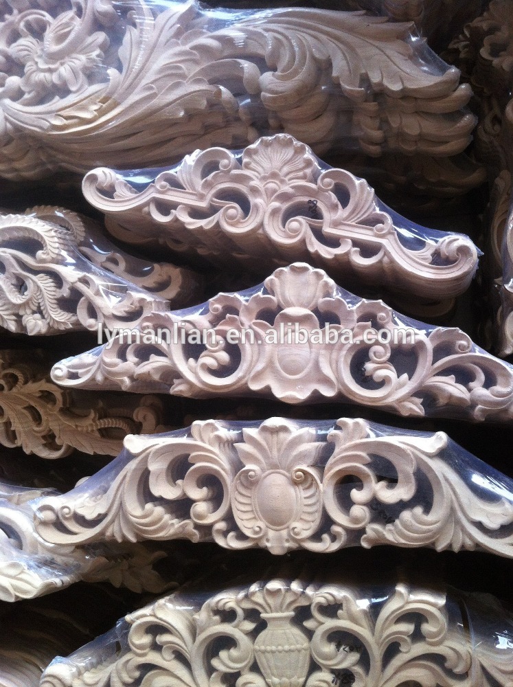 cabinet use solid wood moulding/ carved wood furniture moulding